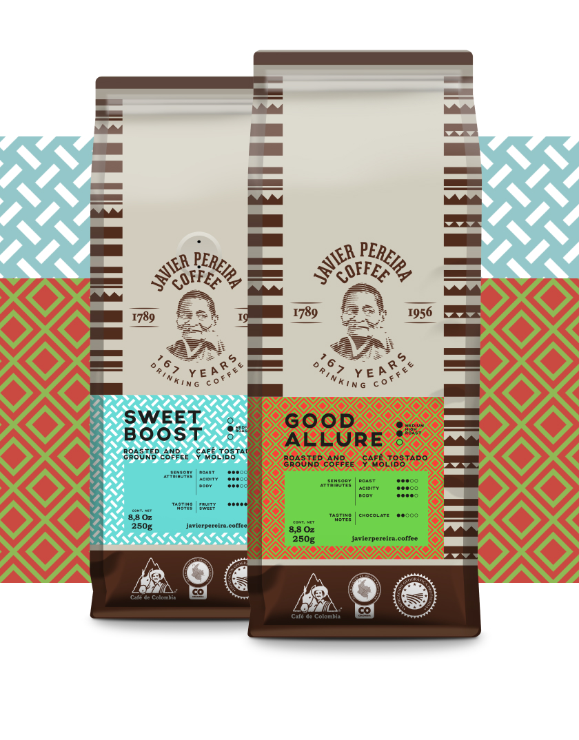 Family of Javier Pereira coffees