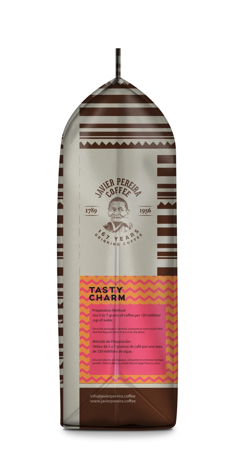 TASTY CHARM · Bright Colombian coffee