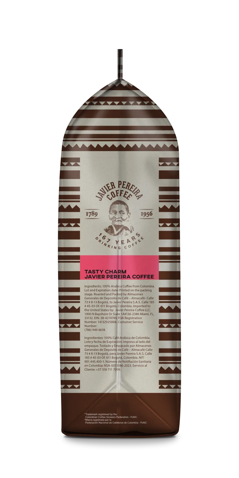 TASTY CHARM · Bright Colombian coffee